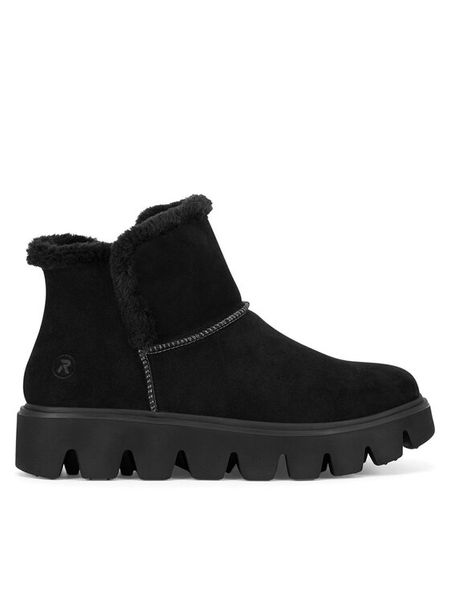 Rieker Revolution Lifestyle Śniegowce W2071-00 Czarny. Czarne śniegowce damskie Rieker Revolution Lifestyle, ze skóry. Za 383.00 zł.
