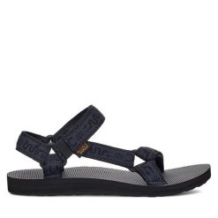 Sandały Teva. Pomarańczowe sandały damskie Teva, bez wzorów, bez obcasa, na płaskiej podeszwie. Za 299.99 zł.