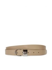 Calvin Klein Pasek Damski Ck Loop Rnd Buckle 2.5_Smooth K60K612936 Szary. Szare paski damskie CALVIN KLEIN, bez wzorów, ze skóry. Za 169.99 zł.