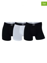 CR7 Bokserki (3 pary) w kolorze białym i czarnym rozmiar: L. Białe bokserki męskie CR7, bez wzorów. Za 65.99 zł.