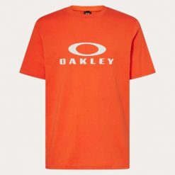 Koszulka sportowa męska Oakley O BARK 2.0 FOA402167-40O. Brązowe t-shirty sportowe męskie Oakley, m, z bawełny, bez ramiączek, na fitness i siłownię. Za 98.20 zł.