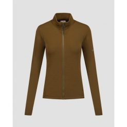 Bluza damska Dolomite Latemar Zip Fleece. Zielone bluzy bez kaptura damskie Dolomite. W wyprzedaży za 423.00 zł.