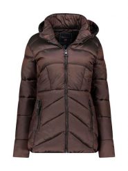 Geographical Norway Kurtka zimowa "Blanche" w kolorze brązowym rozmiar: XL. Brązowe kurtki damskie Geographical Norway, na zimę, xl, bez wzorów, z puchu, bez kaptura. Za 165.45 zł.