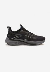 Czarno-Niebieskie Buty Sportowe Sneakersy na Piankowej Podeszwie Linasela. Czarne buty sportowe na co dzień męskie Born2be, z jeansu, bez zapięcia. Za 109.99 zł.