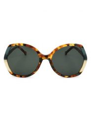 Carolina Herrera Damskie okulary przeciwsłoneczne w kolorze jasnobrązowo-zielonym rozmiar: 58. Brązowe okulary przeciwsłoneczne damskie carolina herrera. Za 340.95 zł.