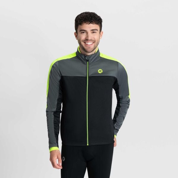 Mocno ocieplona kurtka zimowa męska Rogelli FREEZE. Czarne kurtki męskie Rogelli, na jesień, l, bez wzorów, z gumy, bez kaptura. Za 345.00 zł.