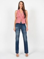 Pinko Bluzka "Apprezzato" | 1G161R 8427 | Apprezzato | Kobieta | Czerwony, Różowy. Czerwone bluzki damskie Pinko, bez wzorów, z bawełny, bez kołnierzyka, bez ramiączek. W wyprzedaży za 139.00 zł.
