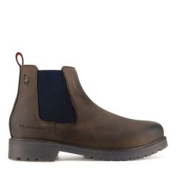Sztyblety U.S. Polo Assn. Brązowe sztyblety męskie U.S. Polo Assn., bez zapięcia. Za 379.99 zł.