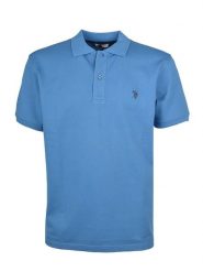 U.S. Polo Assn. Koszulka polo w kolorze niebieskim rozmiar: L. Niebieskie koszulki polo męskie U.S. Polo Assn., l, bez wzorów, bez ramiączek. Za 131.74 zł.