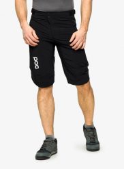 Spodenki rowerowe męskie POC Infinite All-Mountain Shorts. Czarne szorty męskie POC, na lato, bez wzorów, z elastanu. Za 496.35 zł.