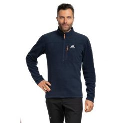 Bluza trekkingowa męska Micro Zip T. Niebieskie bluzy bez kaptura męskie MOUNTAIN EQUIPMENT, l, z polaru. Za 429.99 zł.