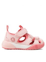 Reima Sandały Lomalla 5400086A Różowy. Czerwone sandały dziewczęce Reima, ze skóry, bez zapięcia. Za 229.99 zł.