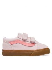 Vans Tenisówki Old Skool V VN000VB2GSF1 Różowy jasny. Czerwone buty sportowe dziewczęce Vans, bez wzorów, z materiału, bez zapięcia. Za 199.99 zł.