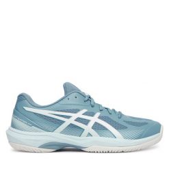 Buty halowe Asics. Niebieskie buty sportowe na co dzień męskie Asics, bez zapięcia. Za 399.99 zł.