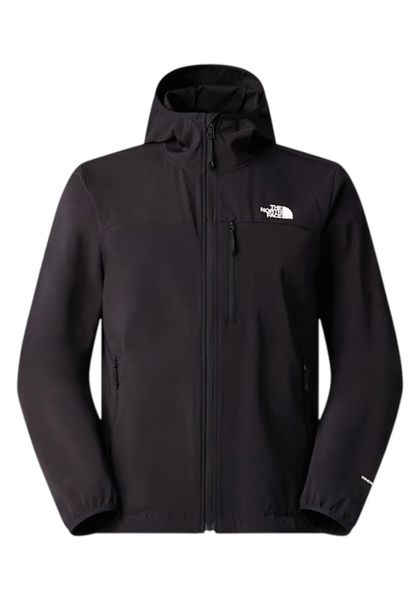 THE NORTH FACE Kurtka softshell męska M Nimble Hoodie 2 tnf black-S. Czarne kurtki męskie The North Face, m, bez wzorów, z elastanu, z kapturem. Za 490.20 zł.