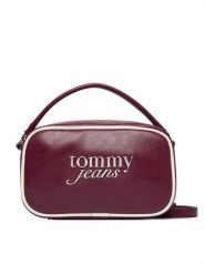 Tommy Jeans Torebka Tjw Bold Script Camera Bag AW0AW19053 Bordowy. Czerwone torebki klasyczne damskie Tommy Jeans, bez wzorów, z jeansu, bez dodatków. Za 409.99 zł.