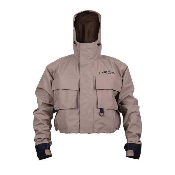 Kurtka do brodzenia model 444 AIR. Brązowe kurtki damskie Pros, l, bez wzorów, z neoprenu, bez kaptura. Za 899.00 zł.
