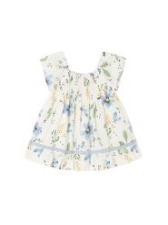 Mayoral Sukienka codzienna 1992 Écru Regular Fit. Sukienki dziewczęce Mayoral, bez wzorów, z bawełny, bez ramiączek. Za 169.99 zł.