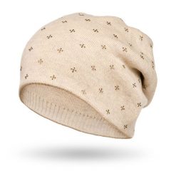 Czapka zimowa Peterson PTN HAT-04 beżowa. Brązowe czapki zimowe damskie Peterson. Za 54.00 zł.