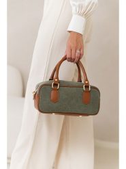 Lia Biassoni Skórzana torebka "Folgorida" w kolorze oliwkowo-karmelowym - 27 x 12 x 12 cm rozmiar: onesize. Zielone torebki klasyczne damskie Lia Biassoni, bez wzorów, z materiału, bez dodatków. Za 217.99 zł.