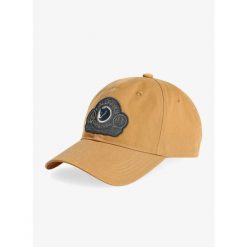 Czapka z daszkiem Fjallraven Classic Badge Cap. Brązowe czapki męskie Fjällräven, bez wzorów. Za 177.99 zł.