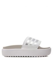 Adidas Klapki adilette Platform Slides IE9703 Biały. Białe kalosze damskie Adidas, bez wzorów, z syntetyku. Za 239.99 zł.