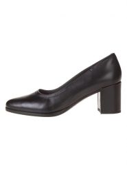 Clarks Skórzane czółenka "Freva55 Court" w kolorze czarnym rozmiar: 37. Czarne czółenka damskie Clarks, bez wzorów, bez obcasa. Za 279.95 zł.
