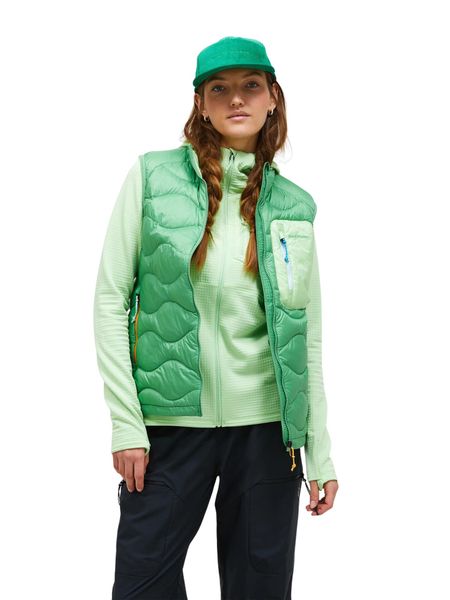 Kamizelka Peak Performance puchowa damska Helium Utility Down Vest zielona - L. Zielone kamizelki damskie Peak Performance, l, z materiału. Za 819.00 zł.