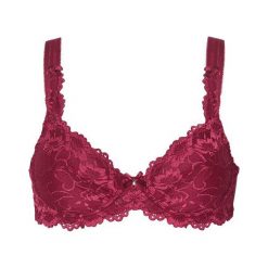Cellbes Biustonosz z fiszbinami Maria ciemnoczerwony female czerwony 75B. Czerwone biustonosze sportowe damskie Cellbes, bez wzorów, z koronki. Za 79.00 zł.
