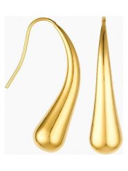 MOODE Kolczyki "Nelly" rozmiar: onesize. Żółte kolczyki damskie MOODE, ze stali, z zapięciem typu bigiel. Za 39.99 zł.