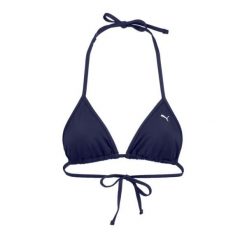 Damski trójkątny góra od bikini Puma, granatowy. Niebieskie bikini damskie Puma, bez wzorów. Za 129.99 zł.