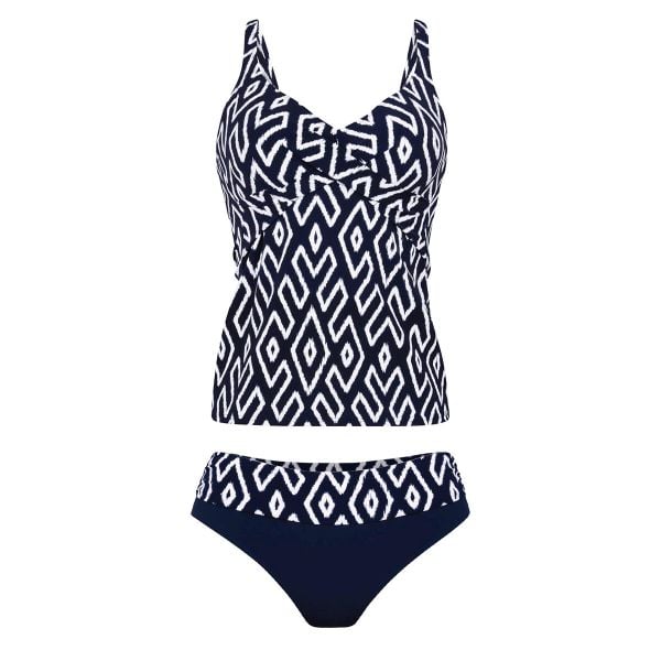 Tankini set Tribal Monotones. Niebieskie bikini damskie ANITA ACTIVE, bez wzorów. Za 619.00 zł.