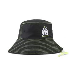 Kapelusz typu bucket Olympique Marsylia FASTER PUMA Black White. Białe kapelusze damskie Puma, bez wzorów. Za 139.00 zł.