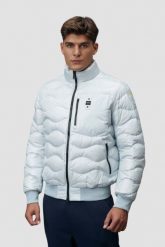 BLAUER Błękitna męska kurtka Daniel Short Jackets, Rozmiar L. Niebieskie kurtki męskie Blauer USA, l, bez wzorów, z materiału, bez kaptura. W wyprzedaży za 1,299.99 zł.