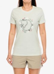 Koszulka z nadrukiem damska Fjallraven Fjallblomster Fox T-shirt. Zielone t-shirty damskie Fjällräven, s, bez wzorów, z bawełny, bez kołnierzyka. Za 219.99 zł.