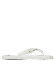 Calvin Klein Jeans Japonki Beach Sandal Transparent Tpu YM0YM01267 Biały. Białe klapki i japonki męskie Calvin Klein Jeans, z jeansu. Za 89.99 zł.