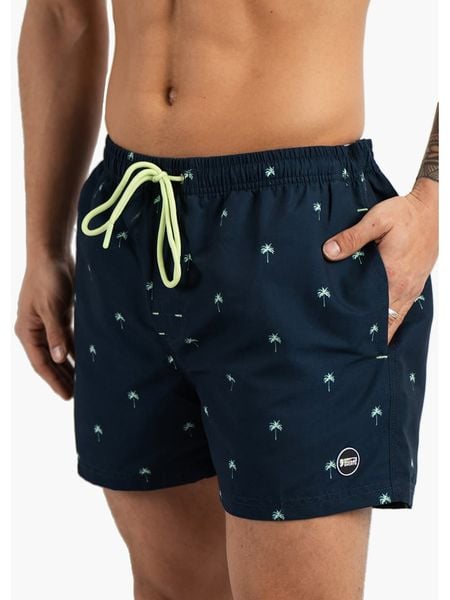 Happy Shorts Szorty kąpielowe w kolorze granatowym rozmiar: XL. Niebieskie szorty sportowe męskie Happy Shorts, xl, z materiału, outdoorowe. Za 76.39 zł.