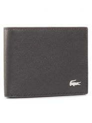 Lacoste Portfel S Slim Billfold Id Slot NH1407FG Czarny. Czarne portfele męskie Lacoste, bez wzorów, ze skóry. Za 359.99 zł.