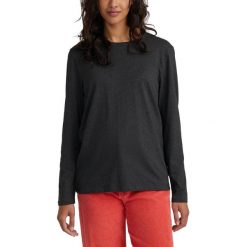 Koszulka damska O'Neill Essential T-Shirt L/Slv z długim rękawem. Czarne t-shirty damskie O'neill, l, bez wzorów, bez kołnierzyka. Za 146.00 zł.