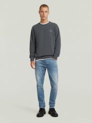 G-Star Bluza w kolorze antracytowym rozmiar: XL. Czarne bluzy bez kaptura męskie G-Star, xl, z bawełny. Za 239.95 zł.
