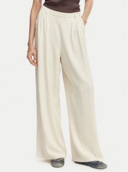 ONLY Spodnie materiałowe Lemmia 15370398 Beżowy Regular Fit. Brązowe spodnie materiałowe damskie Only, bez wzorów, z materiału. Za 169.99 zł.