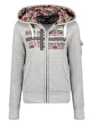 Geographical Norway Bluza "Fabeaute" w kolorze szarym rozmiar: L. Szare bluzy z kapturem damskie Geographical Norway, l. Za 171.68 zł.