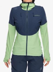 Bluza z kapturem damska La Sportiva Session Tech Hoody. Zielone bluzy z kapturem damskie La Sportiva, l, z materiału. Za 599.49 zł.