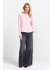 Rich & Royal Koszulka w kolorze jasnoróżowym rozmiar: XS. Różowe bluzki damskie Rich & Royal, xs, bez wzorów, z bawełny, bez kołnierzyka, bez ramiączek. Za 86.99 zł.