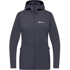 Kurtka softshell damska Jack Wolfskin Feldberg Hoody. Brązowe kurtki softshell damskie Jack Wolfskin, bez wzorów, z softshellu, bez kaptura. Za 429.99 zł.