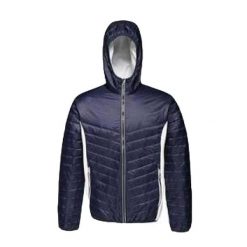 Kurtka Ocieplana Męska Lake Placid. Niebieskie kurtki męskie Regatta, m, bez wzorów, z puchu, sportowe, bez kaptura. Za 183.99 zł.