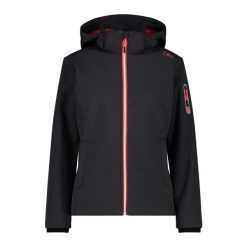 Kurtka damska turystyczna CMP 39A5006. Czarne kurtki damskie CMP, l, bez wzorów, bez kaptura. W wyprzedaży za 333.40 zł.