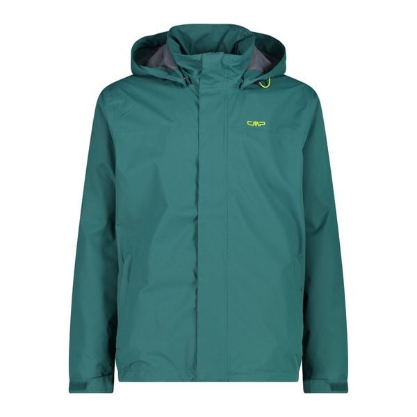 Kurtka wodoodporna CMP. Zielone kurtki męskie CMP, s, bez wzorów, z materiału, z kapturem. Za 338.90 zł.