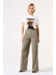 Garcia Spodnie w kolorze khaki rozmiar: XXL. Brązowe spodnie materiałowe damskie Garcia, bez wzorów, z bawełny, z podwyższonym stanem. Za 126.99 zł.