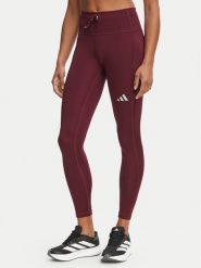 Adidas Legginsy Run Essentials Full Length Leggings KQ8195 Bordowy Slim Fit. Czerwone legginsy damskie Adidas, s, bez wzorów, z syntetyku, na fitness i siłownię. Za 219.99 zł.